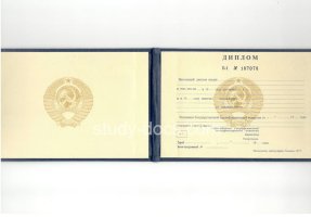 Диплом техникума ссср старого образца в Новокузнецке